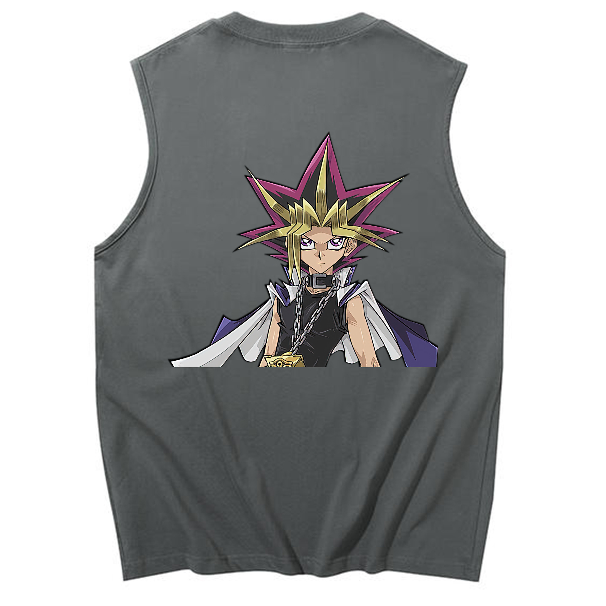 （画像用） 遊☆戯☆王 Yu-Gi-Oh! コットン100％タンクトップ（背面プリント）